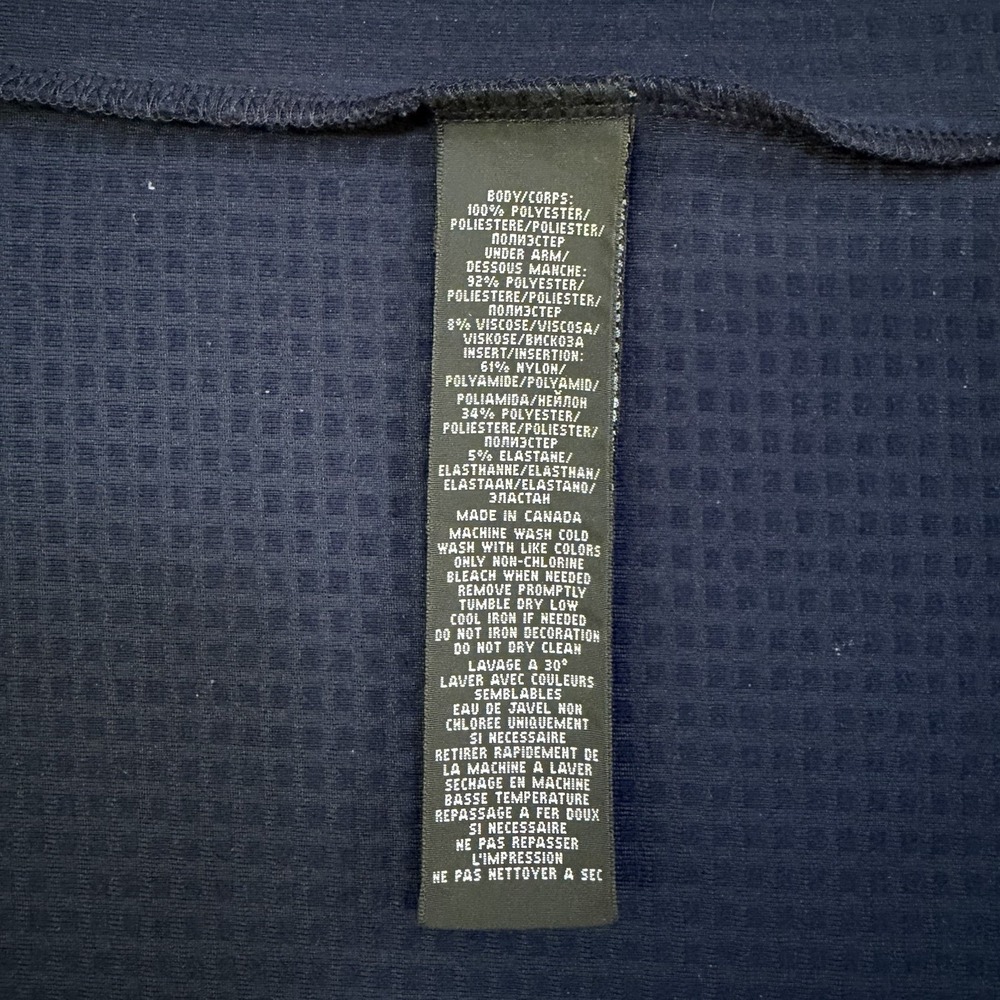 RLX Ralph Lauren Mens Medium Navy Blue Full Zip Performance Stretch Zip Pockets - Picture 11 of 16